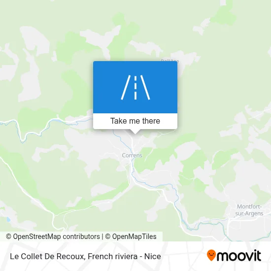 Le Collet De Recoux map