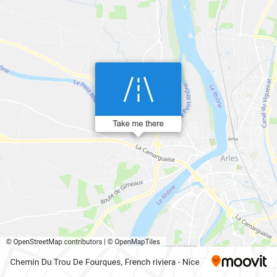 Chemin Du Trou De Fourques map