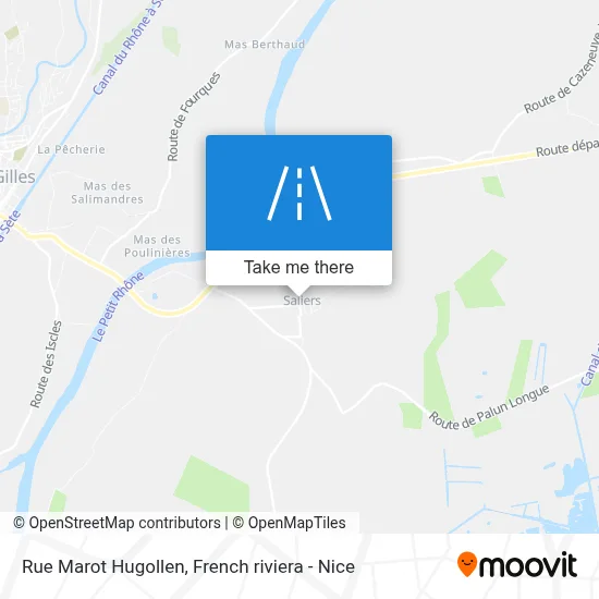 Mapa Rue Marot Hugollen
