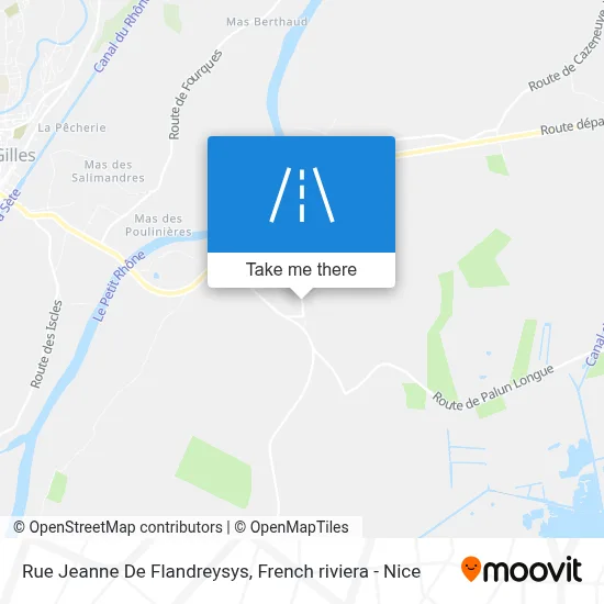 Rue Jeanne De Flandreysys map