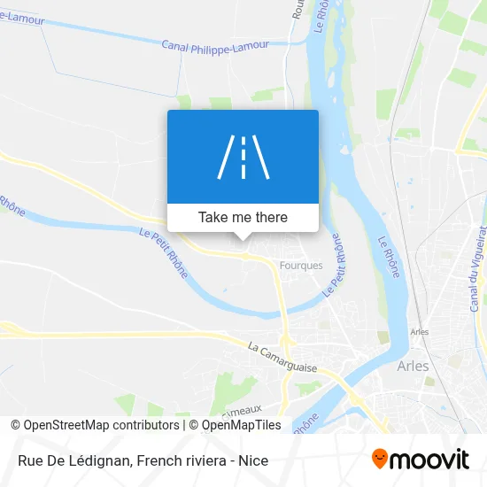 Rue De Lédignan map
