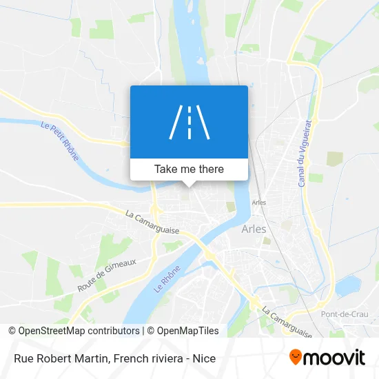 Mapa Rue Robert Martin