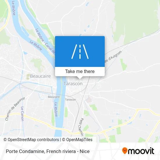 Porte Condamine map