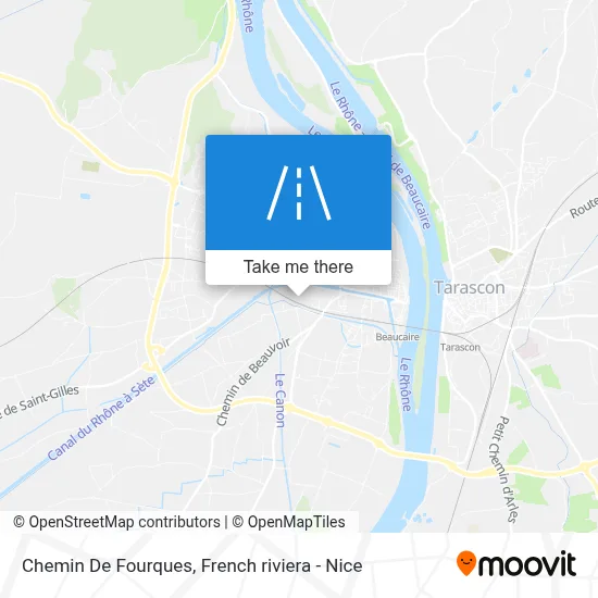Chemin De Fourques map