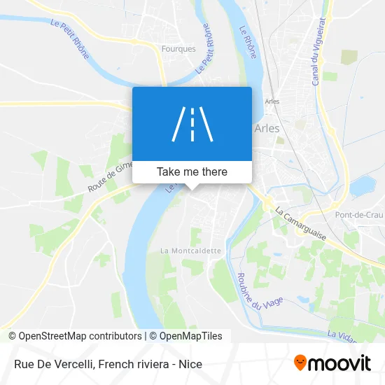 Mapa Rue De Vercelli