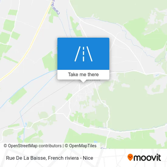 Rue De La Baisse map