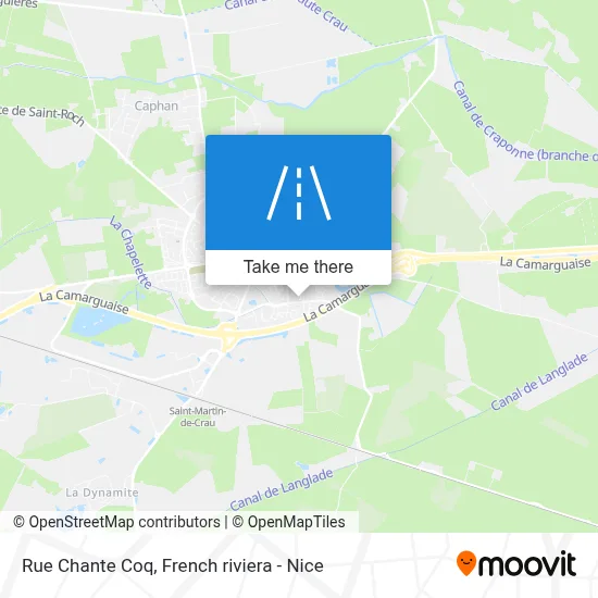 Mapa Rue Chante Coq