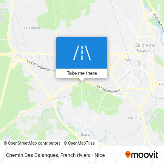 Chemin Des Calanques map