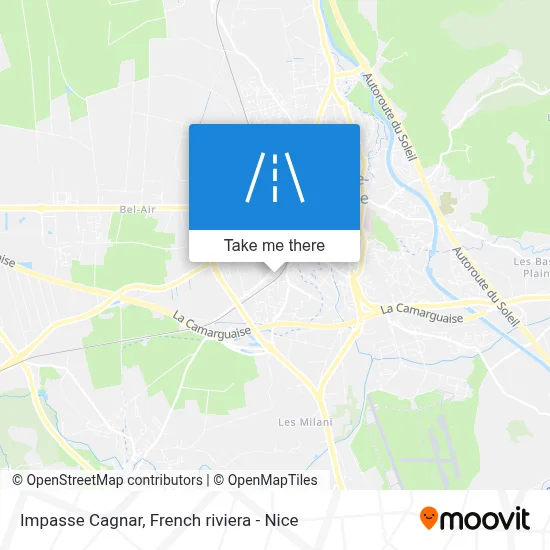 Impasse Cagnar map