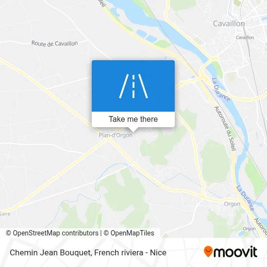 Chemin Jean Bouquet map