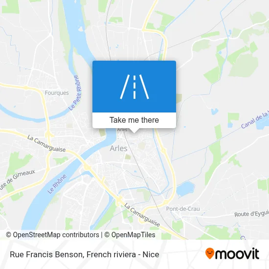 Rue Francis Benson map