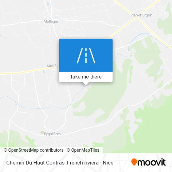 Chemin Du Haut Contras map