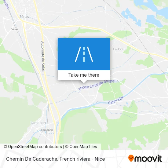 Chemin De Caderache map
