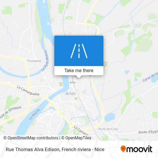 Mapa Rue Thomas Alva Edison