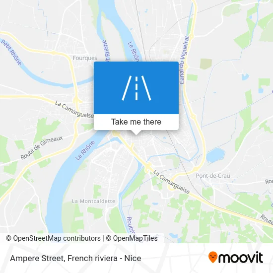 Rue Ampere map