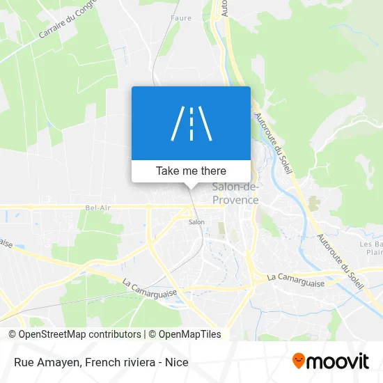 Rue Amayen map