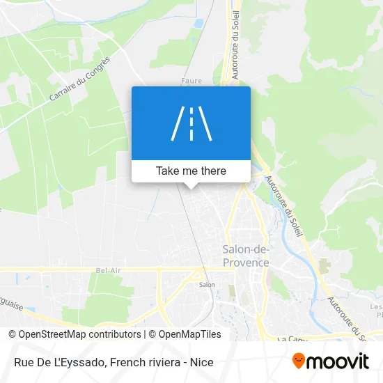 Rue De L'Eyssado map