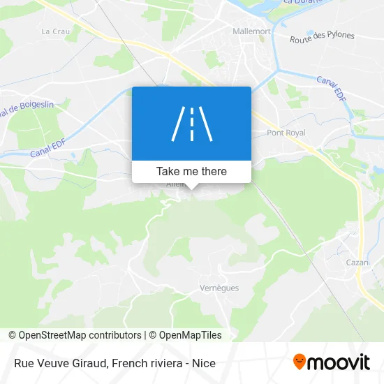 Rue Veuve Giraud map