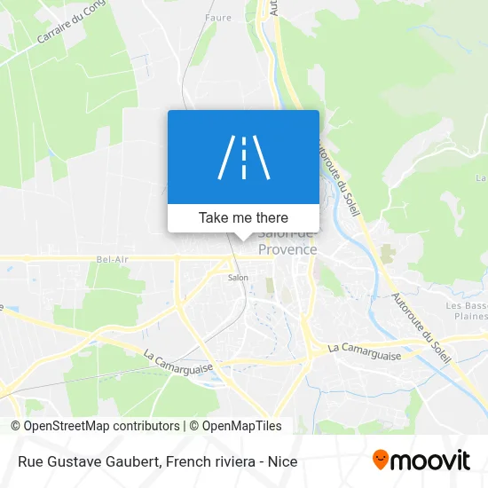 Mapa Rue Gustave Gaubert