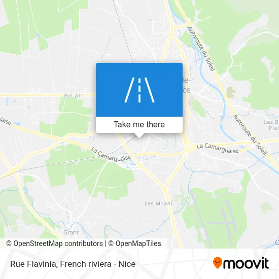 Mapa Rue Flavinia