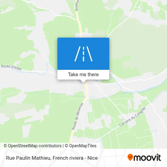 Mapa Rue Paulin Mathieu