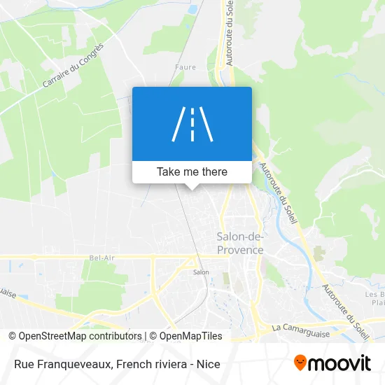 Mapa Rue Franqueveaux