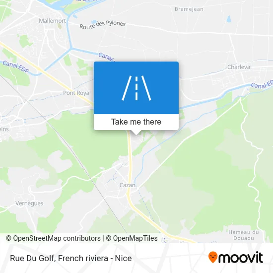 Rue Du Golf map