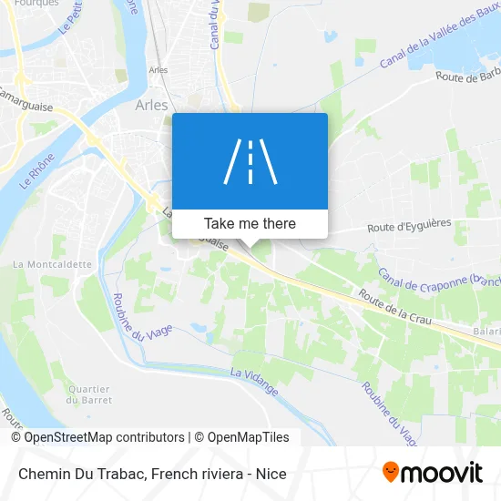 Chemin Du Trabac map