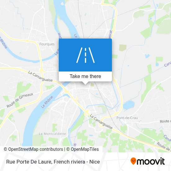Rue Porte De Laure map