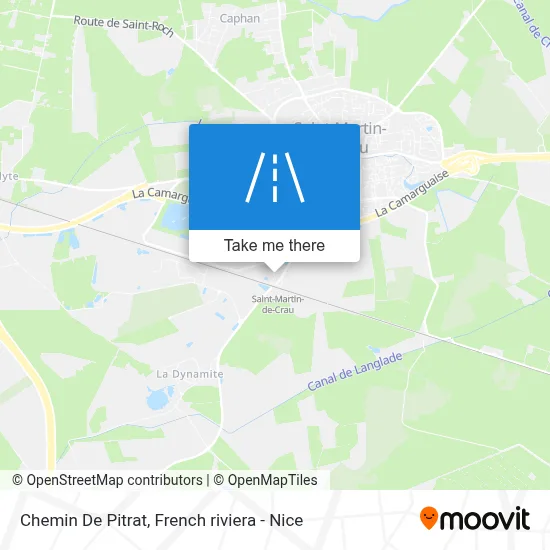 Chemin De Pitrat map