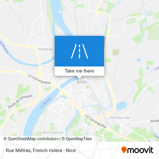 Rue Métras map
