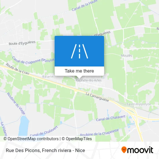 Rue Des Picons map