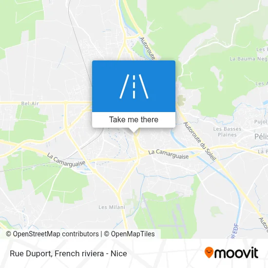 Rue Duport map