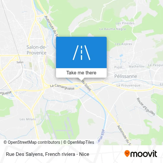 Rue Des Salyens map