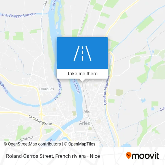 Mapa Rue Roland-Garros