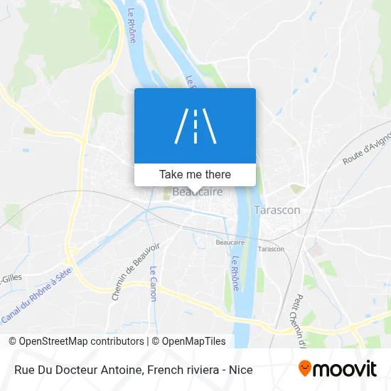 Rue Du Docteur Antoine map