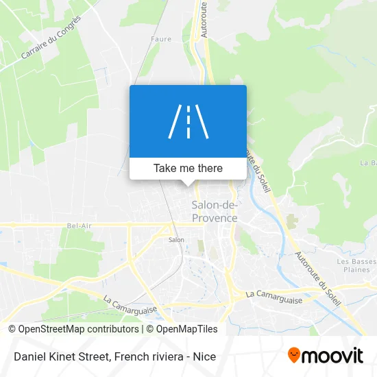 Mapa Rue Daniel Kinet