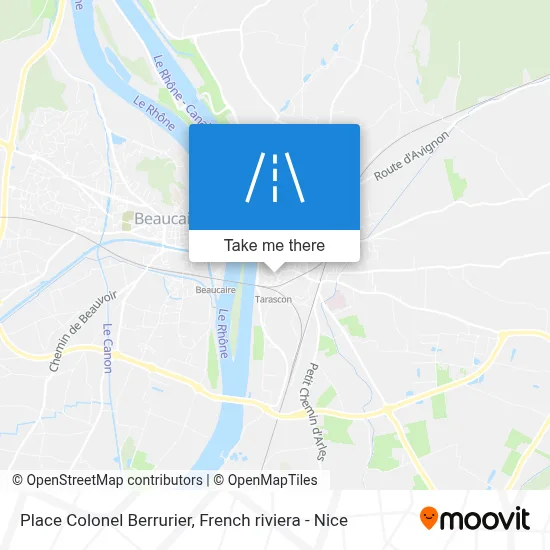 Place Colonel Berrurier map