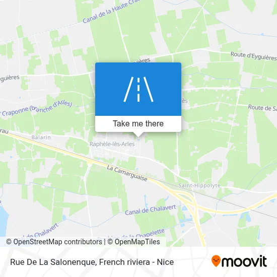 Rue De La Salonenque map