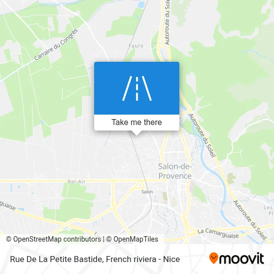 Rue De La Petite Bastide map