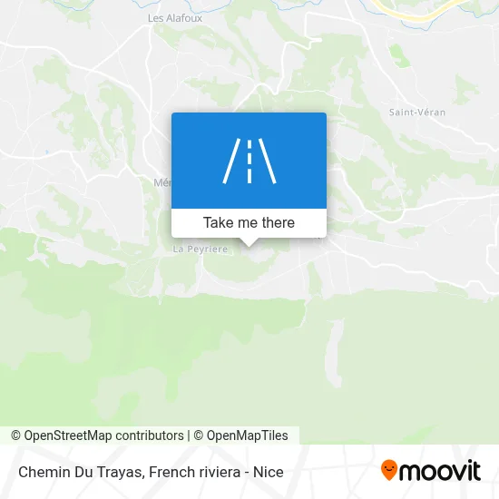 Chemin Du Trayas map