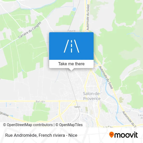 Rue Andromède map