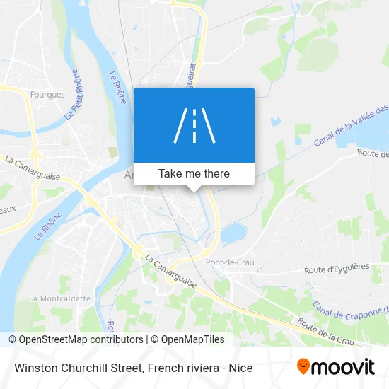 Mapa Rue Winston Churchill