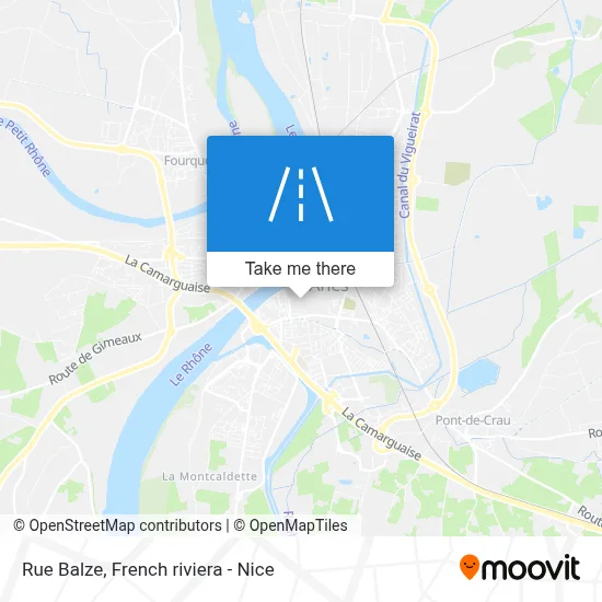 Rue Balze map