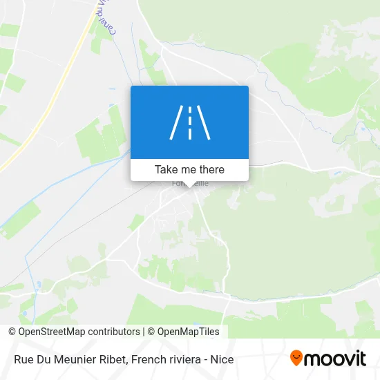 Rue Du Meunier Ribet map