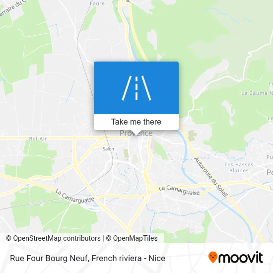 Rue Four Bourg Neuf map