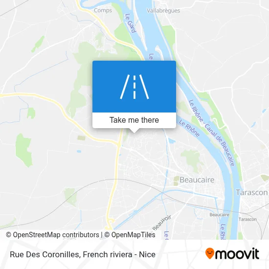 Rue Des Coronilles map