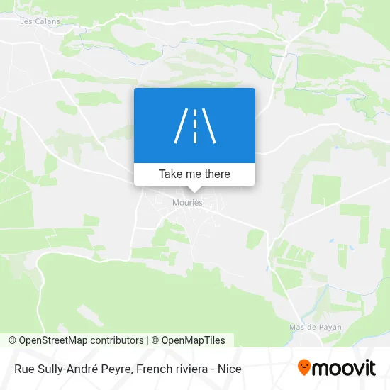 Rue Sully-André Peyre map