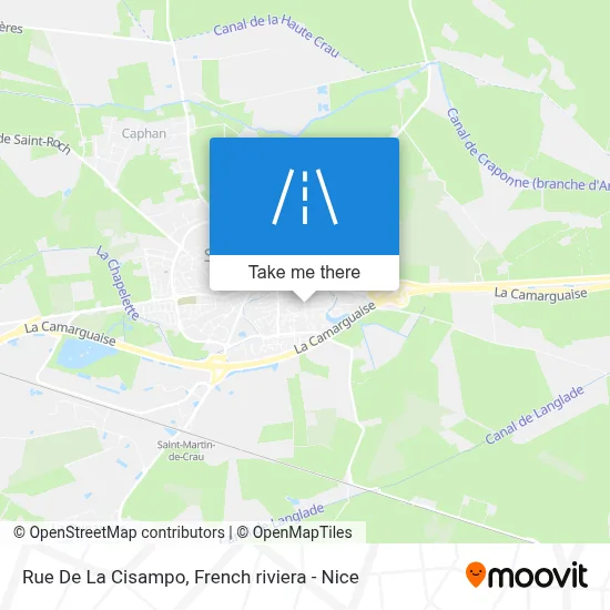 Rue De La Cisampo map