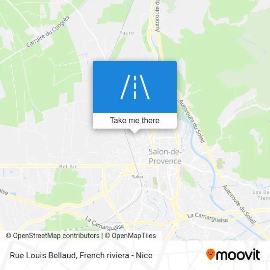 Mapa Rue Louis Bellaud